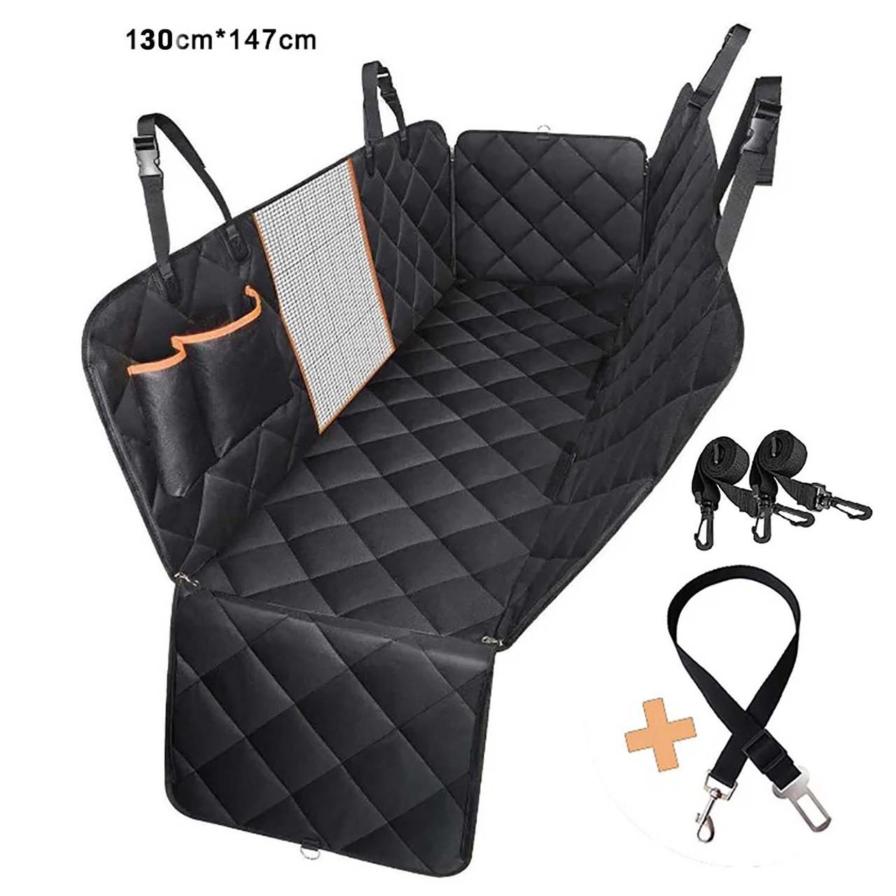 Автогамак накидка водостойкая на заднее сидение для перевозки животных - фото 3