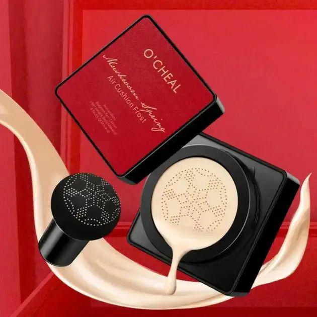 Тональный крем-кушон для лица натуральный Beauty Linasi Red O`CHEAL для выравнивания увлажнения и матирования 20 мл (opt-105294)