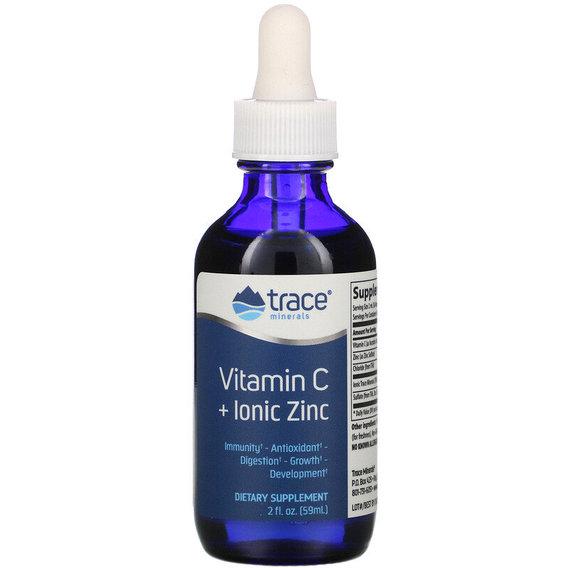 ᐉ Витамин C Trace Minerals Vitamin C + Ionic Zinc 2 ун. 59 мл