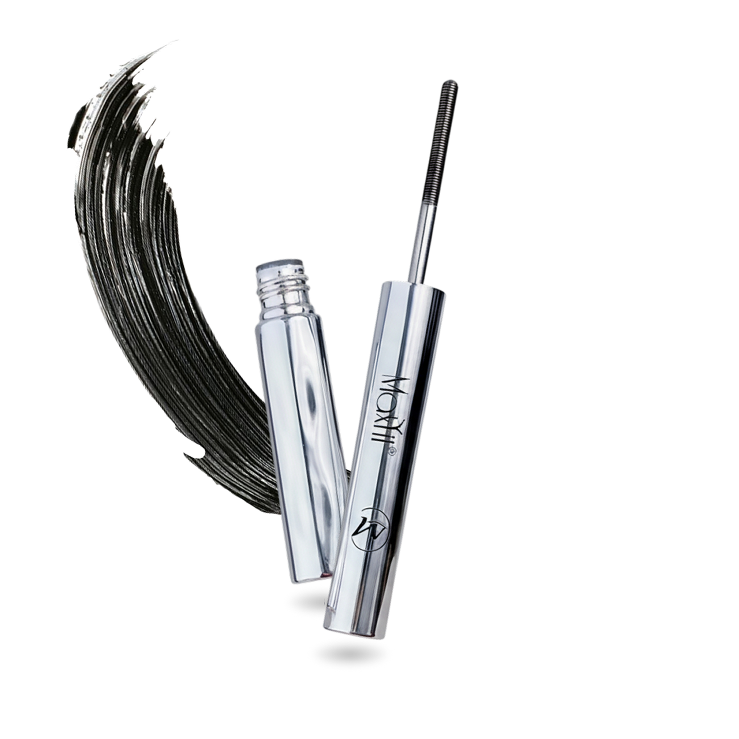 Туш для вій вологостійка подовжуюча з металевою щіточкою для ідеального розділення Чорний (2764179509)