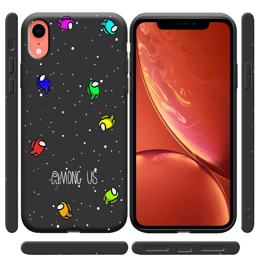 Чехол Boxface iPhone XR Among Us Invisible Черный силикон (35417-bk76-38739) - фото 2