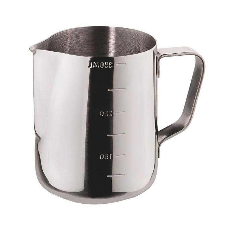 Питчер для молока с индикацией стальной 350 мл (pt350)