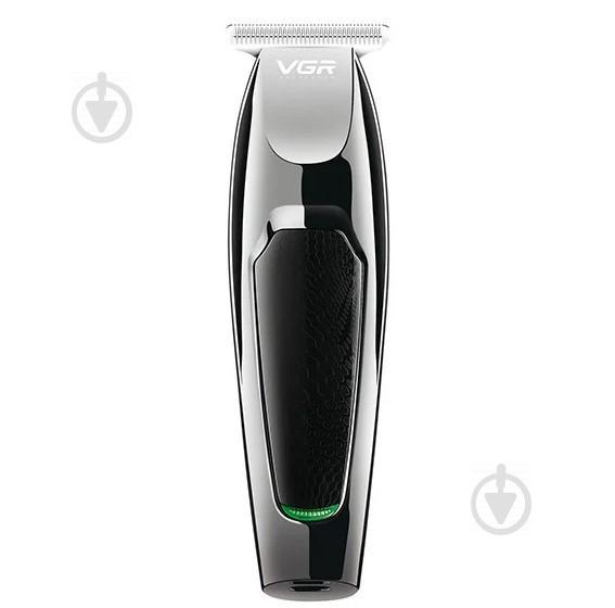 Машинка для стрижки волос VGR V-030 с 5 насадками Черная