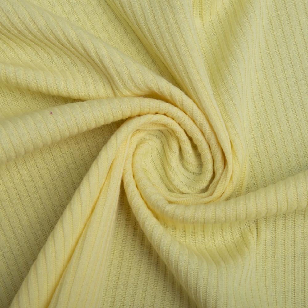 Ткань трикотаж вискоза Полоса 1331 Лимон (20804)