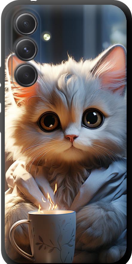 Чехол на Samsung Galaxy A54 A546E White cat (5646b-2935-42517) Чехол на Samsung Galaxy A54 A546E White cat (5646b-2935-42517)