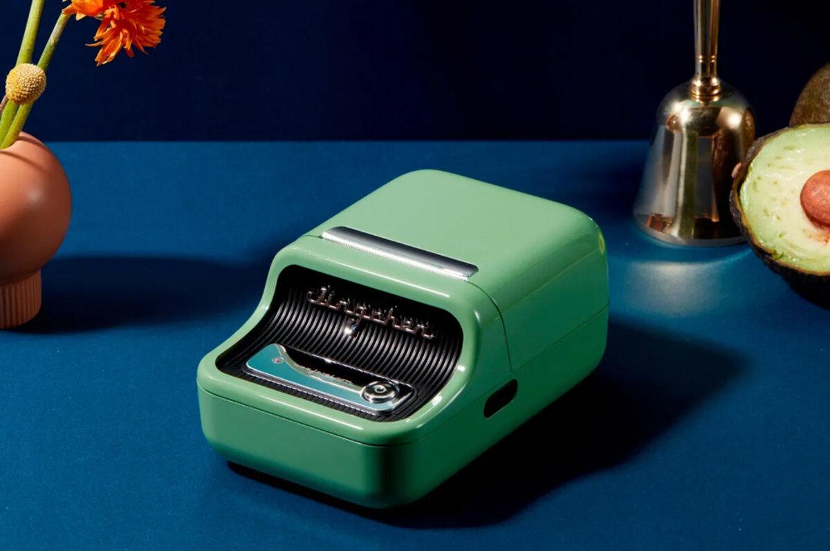 Термопринтер етикеток/стікерів NIIMBOT B21S Type-C Bluetooth портативний 1500 mAh Green (1AC19031602) - фото 4