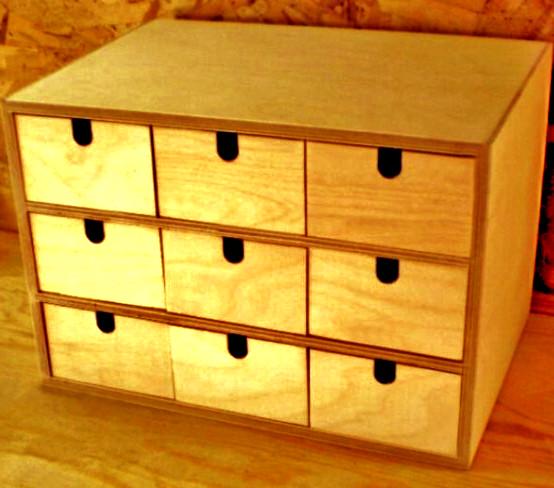 Мини-комод из дерева Сунгай Карри (МНК-002503)