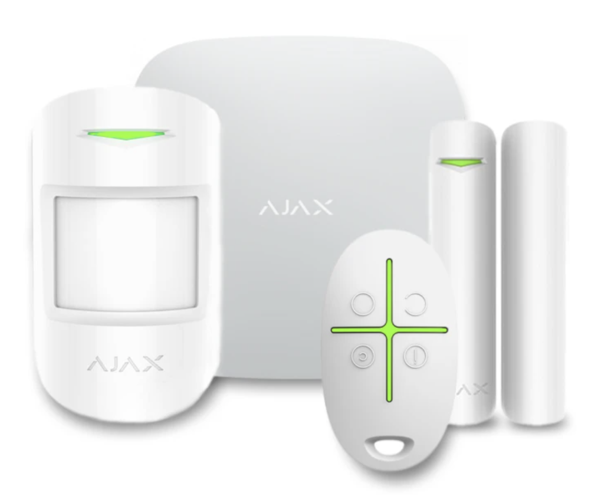 Комплект охранной сигнализации Ajax StarterKit 2 8EU White (00000047918)