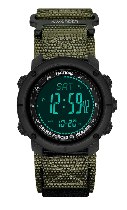 Наручные часы Awarder 036 Nylon Black/Army Green Наручные часы Awarder 036 Nylon Black/Army Green