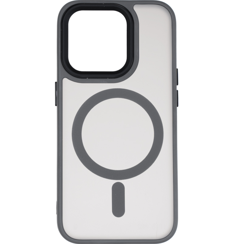 Чехол Color Bumper Case (MagSafe) для iPhone 12 Grey