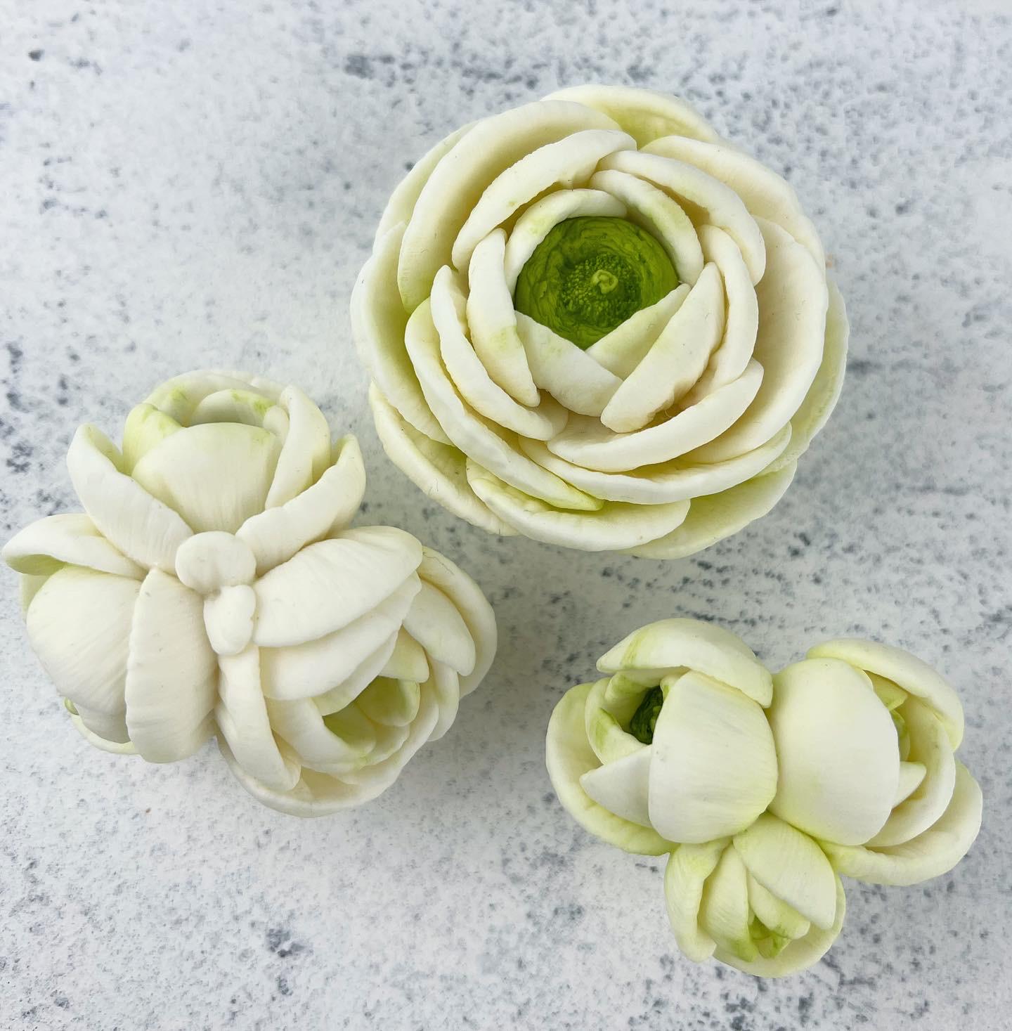 Молд силиконовый Ранункулюс цветок (8896)