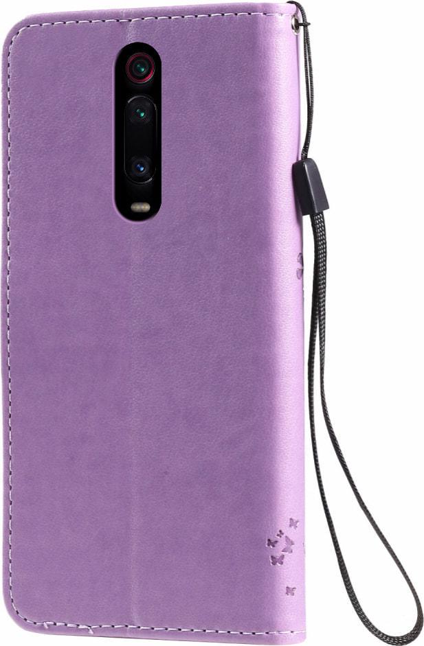 Чехол книжка Xiaomi Mi 9T / Redmi K20 (чехол кот и дерево) Lilac (38228-3B) - фото 2