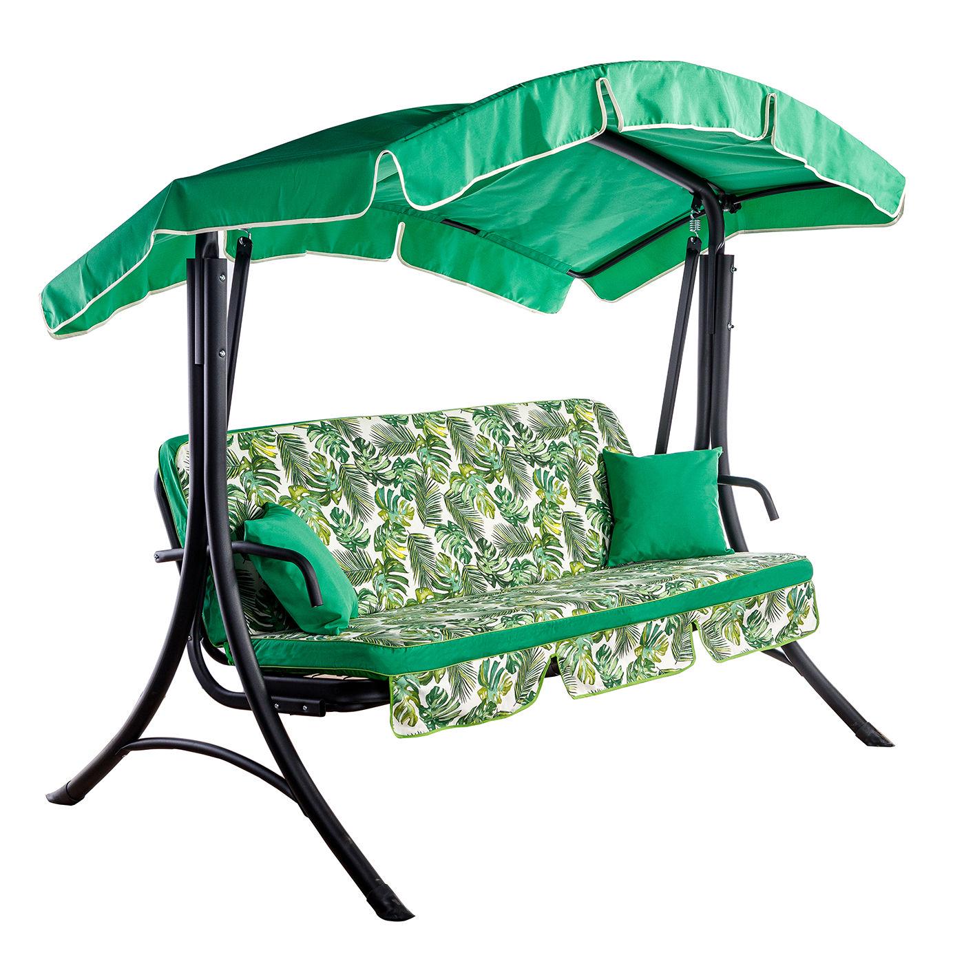 Садовая диван-качалка Ost-Fran BALI лонета Bahamas verde/тексилк 2314 (3766)