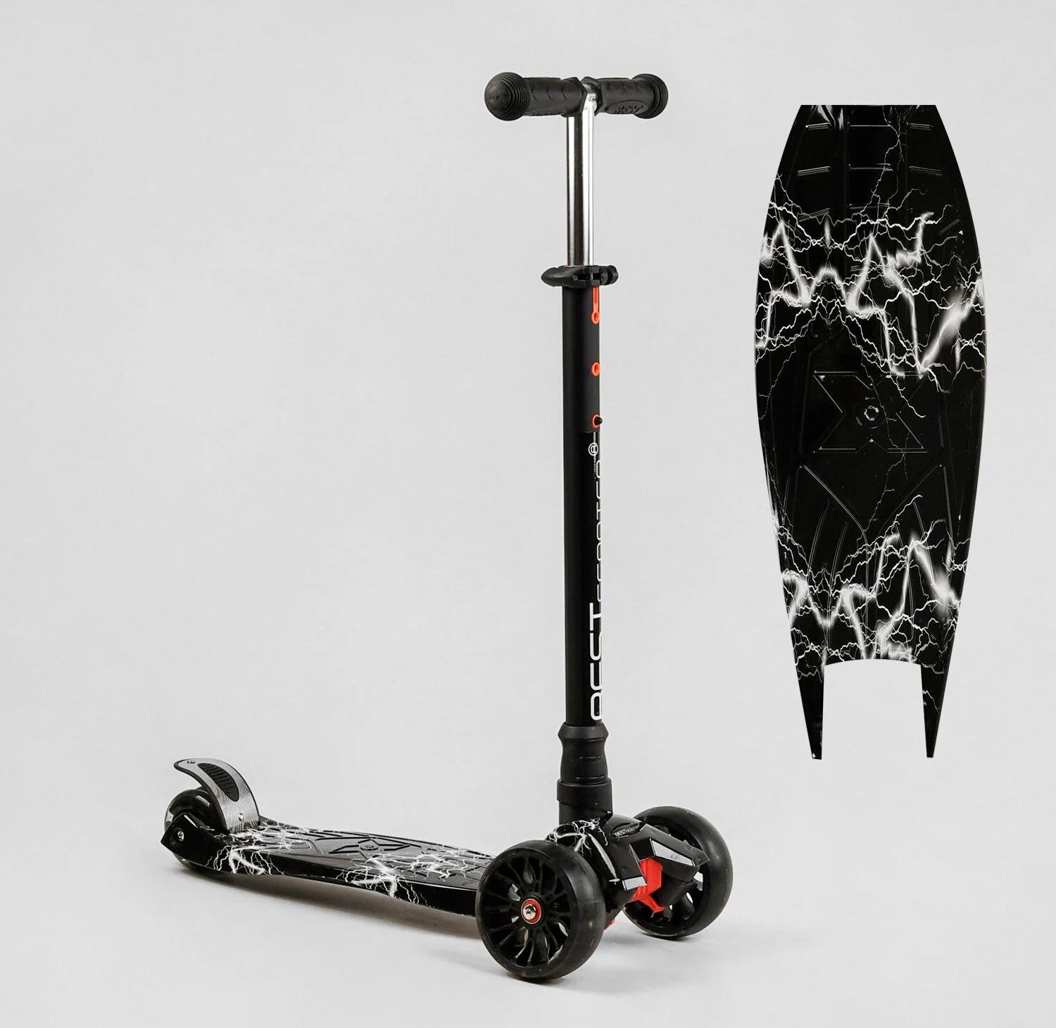 Самокат Best Scooter Maxi S-10911 Чорний - фото 4