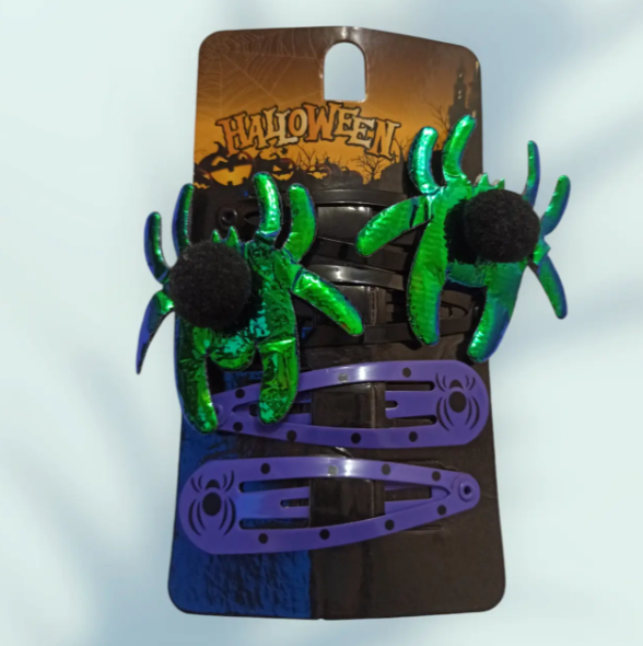 Заколки на Хелловін Павуки One size Різнокольоровий (703147) - фото 3 Заколки на Хелловін Павуки One size Різнокольоровий (703147) - фото 3