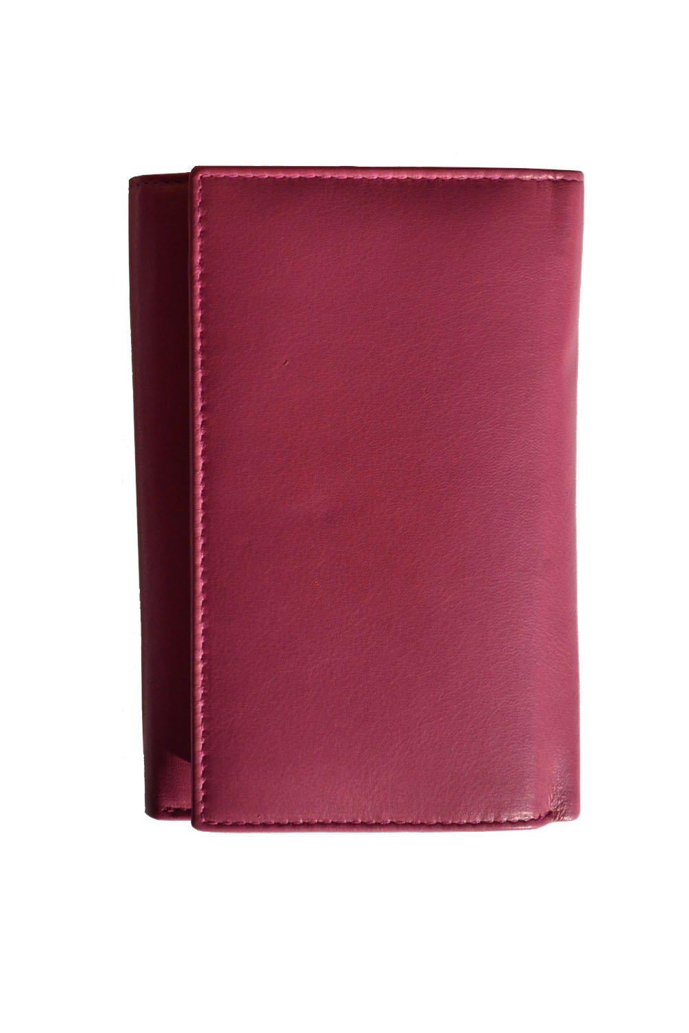 Кошелек женский кожаный Italian fabric bags 8065 Fuxia