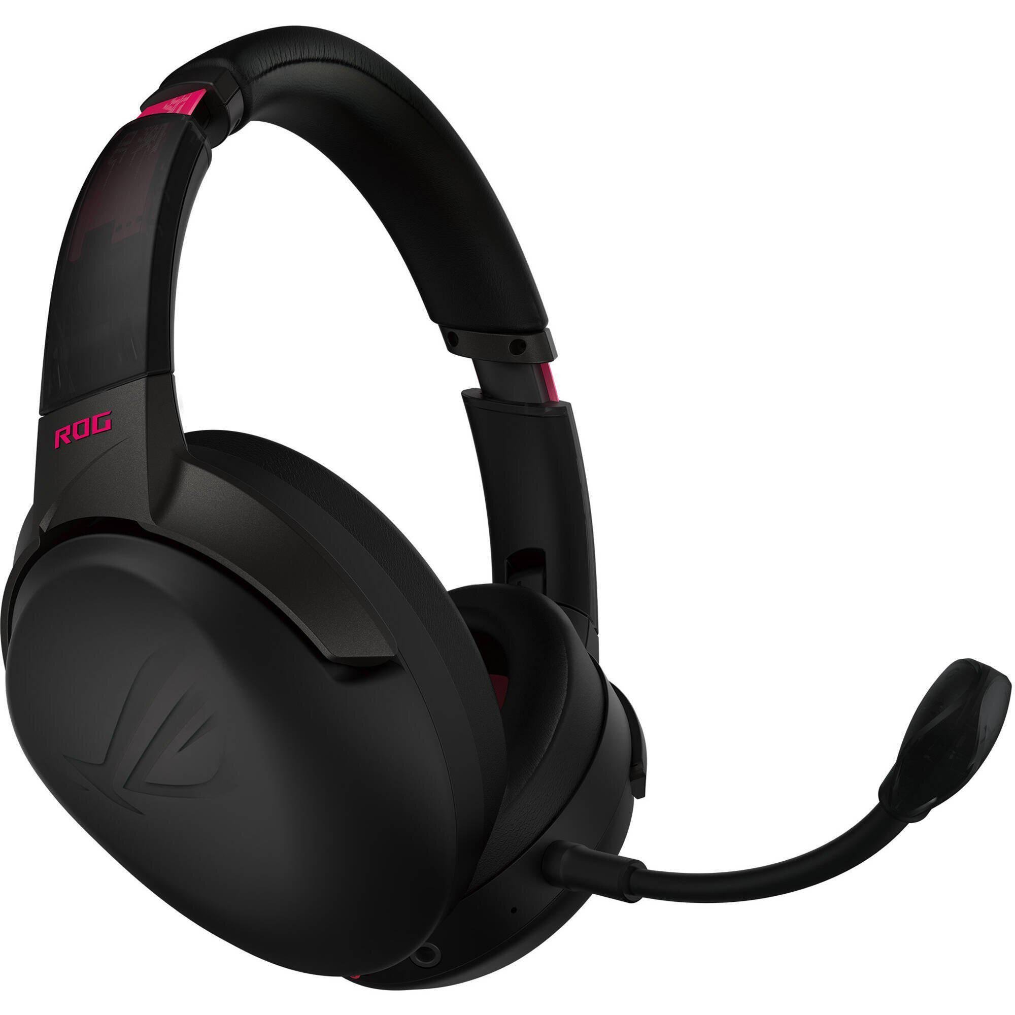 Гарнітура Asus ROG Strix Go 2.4 Electro Punk Wireless Чорний (7363510)