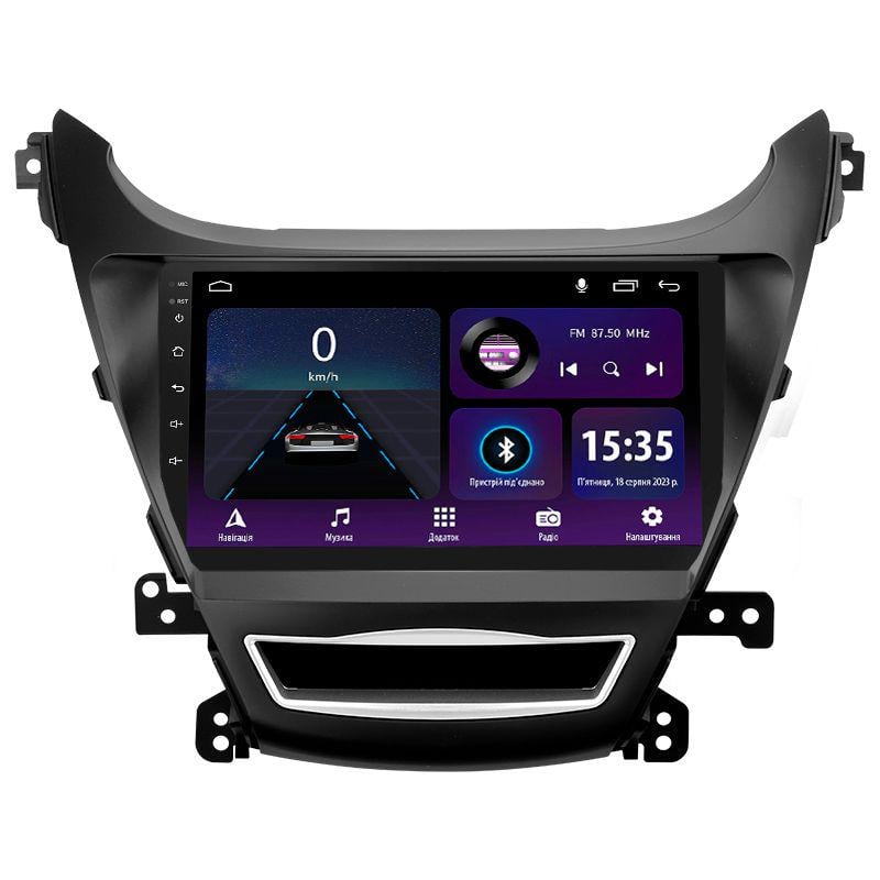 Магнітола штатна Sigma E9232 2/32 GB для Hyundai Elantra 5 JK GD MD UD 2010-2016 р. F2 9" (AR-82733)