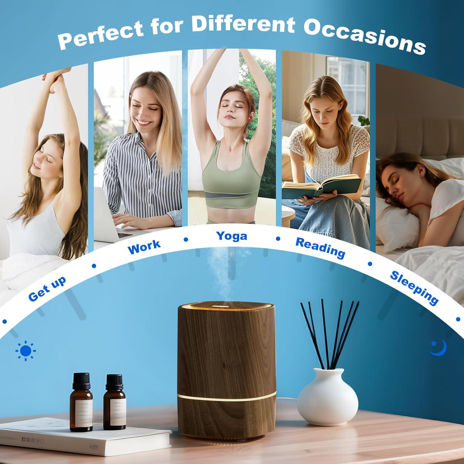 Аромадиффузор Nixtrve Essential Oil Diffuser 125 мл Walnut - фото 6