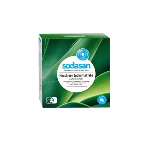 Таблетки для посудомийних машин Sodasan органічні 25 шт. (4019886024280)