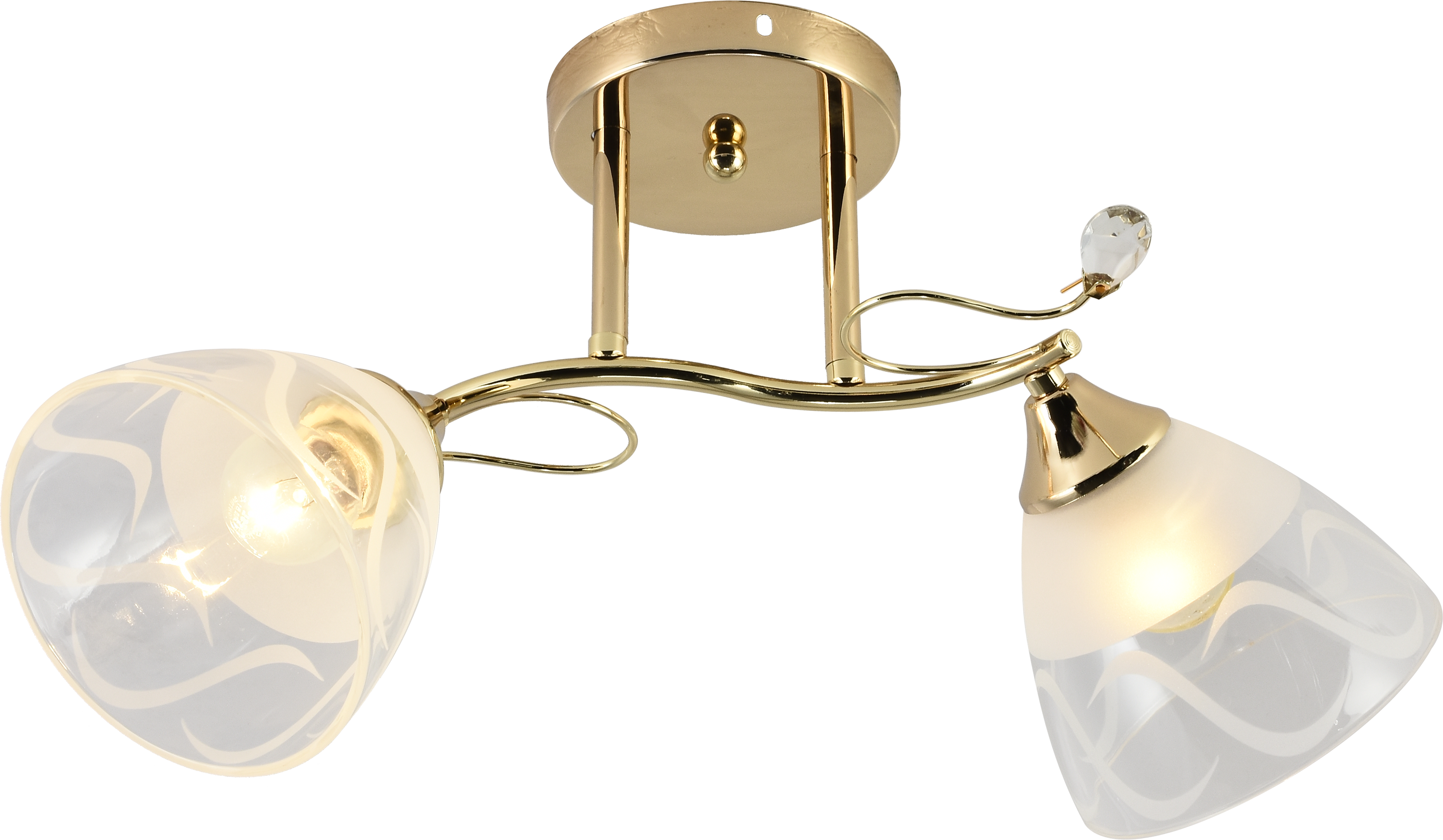 Люстра декоративная Valeso V XA1378/2 на 2 плафона Gold