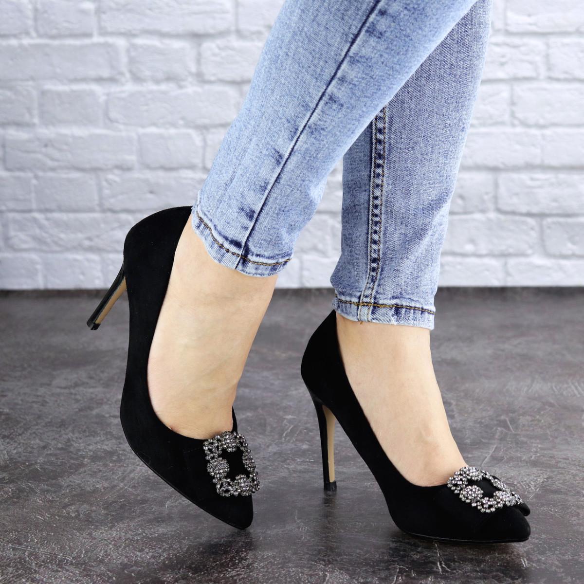 Туфлі жіночі на підборах Fashion р. 36 23,5 см Чорний (1920)