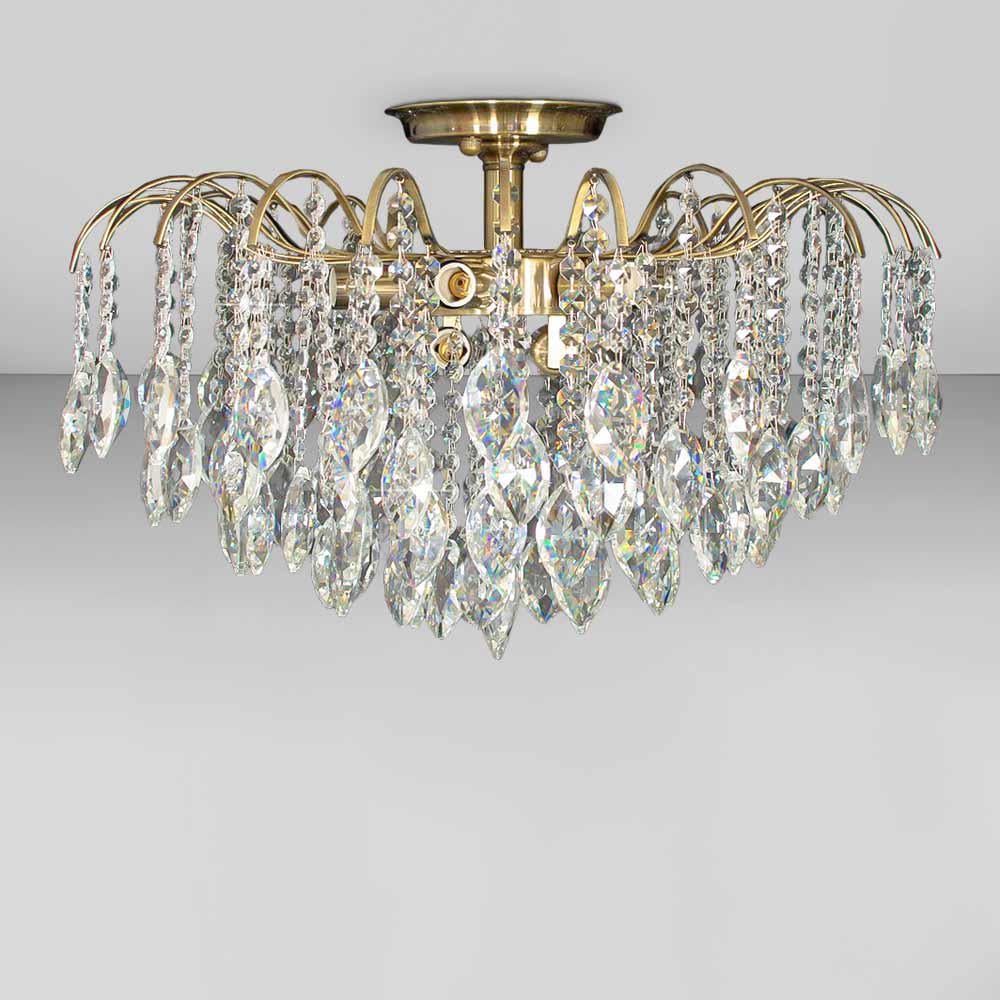 Люстра хрустальная потолочная Light House SH-17020/8 AB Бронзовый