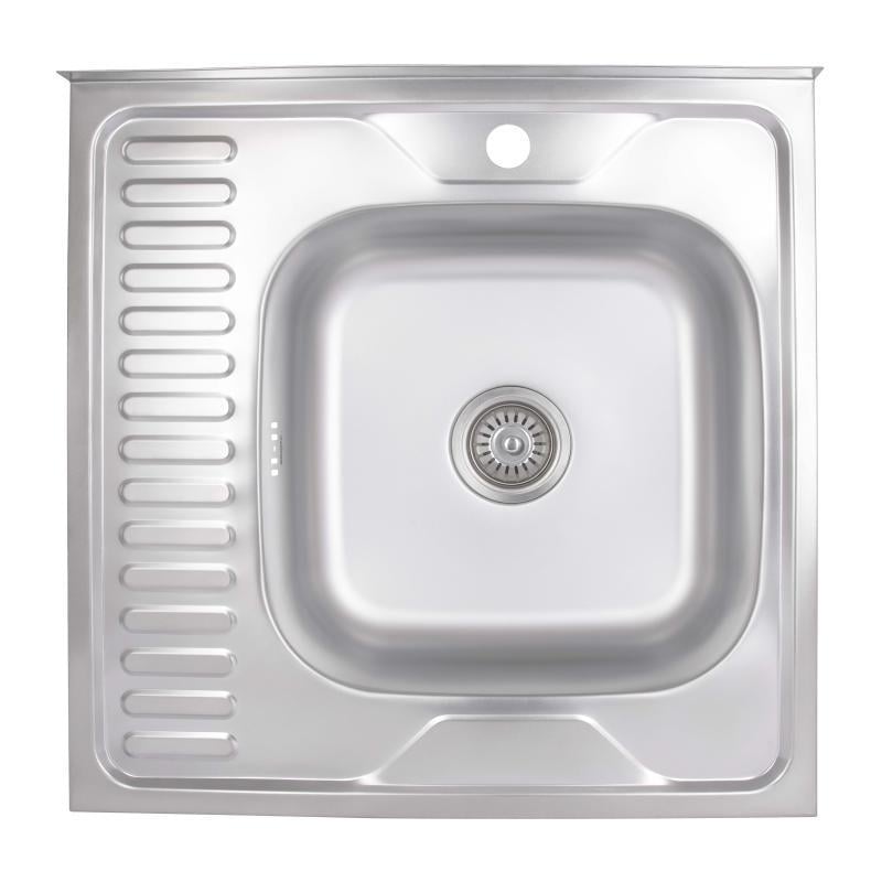 Мойка кухонная Brinex 6060-R 0,6 мм Satin (BRIN6060RSAT06) Мойка кухонная Brinex 6060-R 0,6 мм Satin (BRIN6060RSAT06)