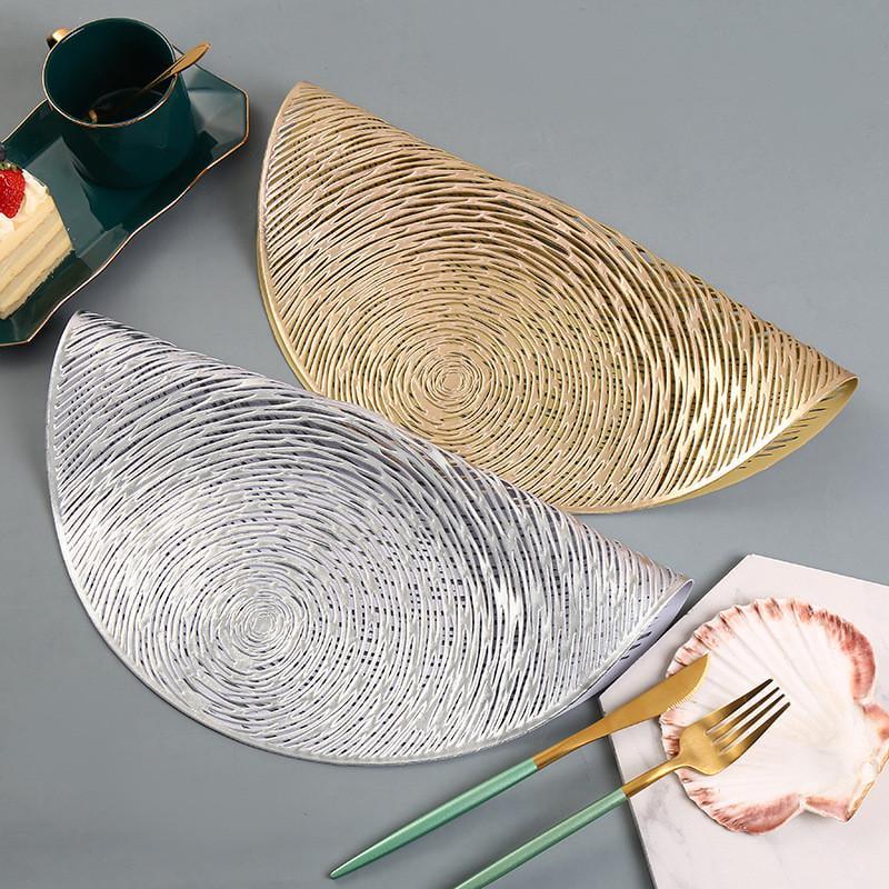 Салфетка сервировочная круглая 38 см Серебристый (7881) - фото 2 Салфетка сервировочная круглая 38 см Серебристый (7881) - фото 2