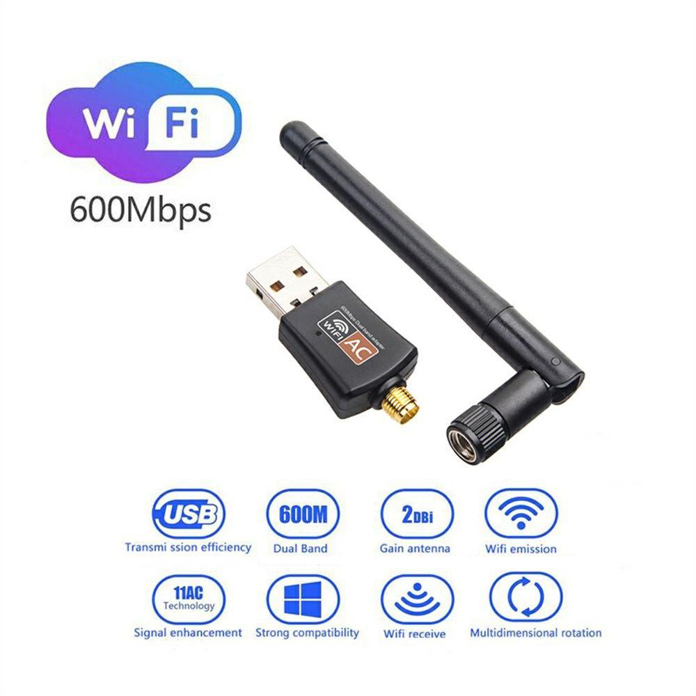 Адаптер Wi-F USB i AC600 2,4/5GHz 600Mbit для ПК (1865438175) - фото 4 Адаптер Wi-F USB i AC600 2,4/5GHz 600Mbit для ПК (1865438175) - фото 4