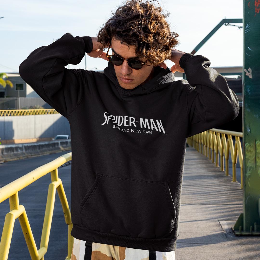 Худи флисовый унисекс Spider Man Brand New Day XS Черный (0000021470)