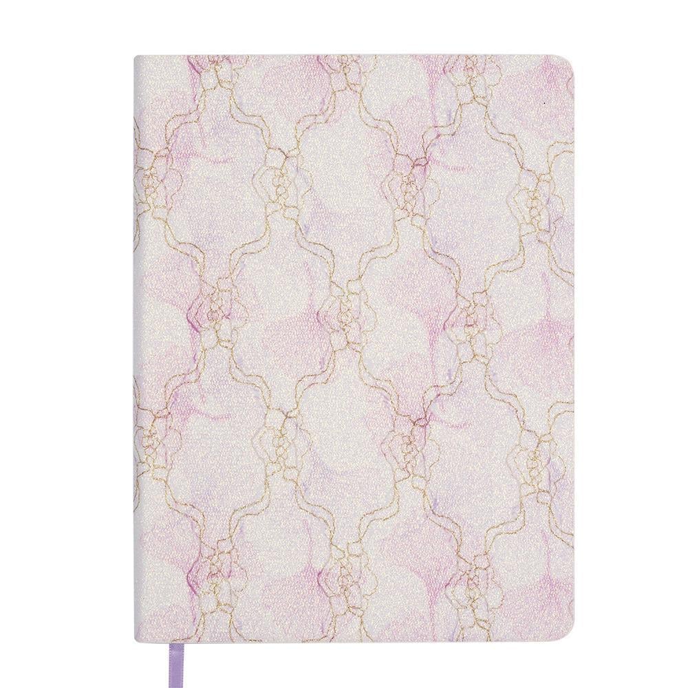 Дневник датированный 2026 Buromax Bloom A5 336 стр. Фиолетовый (BM.21156-07)