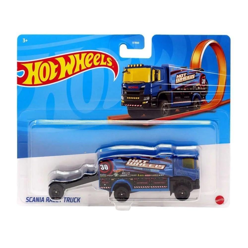 Грузовик-трейлер Hot Wheels Skania Rally Truck BFM60-HFC97 (163578)