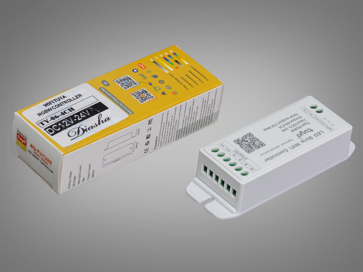 WiFi контроллер для RGBW ленты (PC-H30-TUYA-RGBW-RF2.4-B)