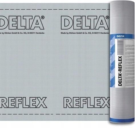 Пароізоляція алюмінієва Delta Reflex 180 г/м² 75 м2 (2346815043) - фото 2 Пароізоляція алюмінієва Delta Reflex 180 г/м² 75 м2 (2346815043) - фото 2