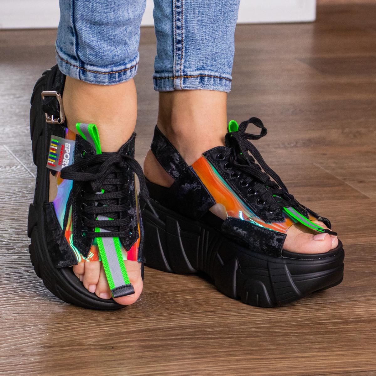 Сандалии женские Fashion р. 37 23,5 см Черный (3070)