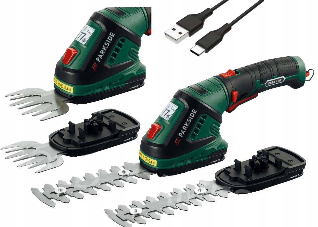 Кущоріз акумуляторний PARKSIDE PGSA 4 A2 2в1 12 см 4 В (24145242) - фото 2