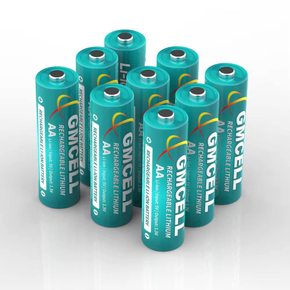 Зарядний пристрій для акумуляторних батарейок GMCELL Li-Ion USB комплект 8 АА 3600mWh 1,5V 2400mAh (BT02) - фото 5 Зарядний пристрій для акумуляторних батарейок GMCELL Li-Ion USB комплект 8 АА 3600mWh 1,5V 2400mAh (BT02) - фото 5