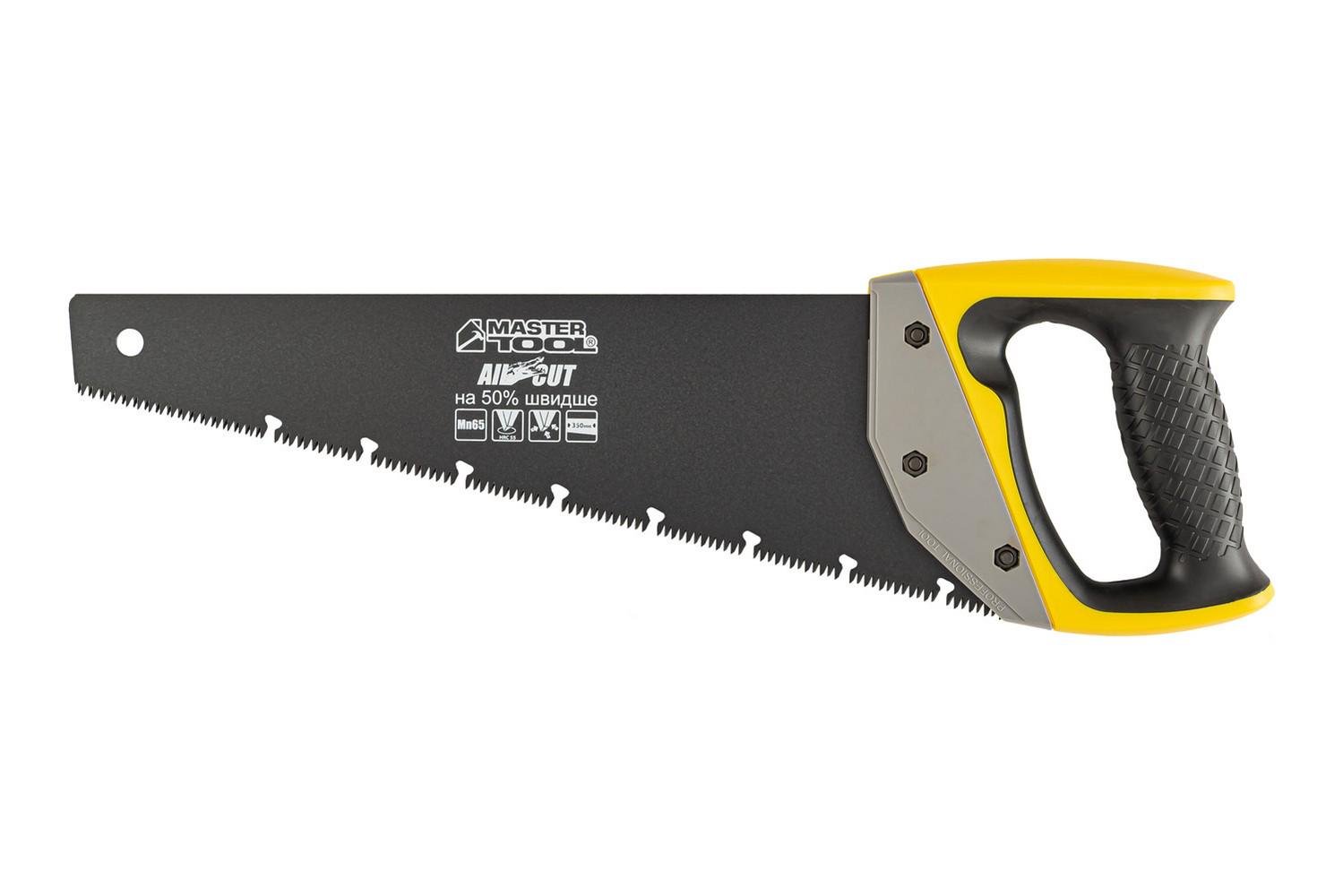 Ножівка столярна MasterTool BLACK ALLIGATOR 350 мм 9 TPI Max cut (14-2435) Ножівка столярна MasterTool BLACK ALLIGATOR 350 мм 9 TPI Max cut (14-2435)