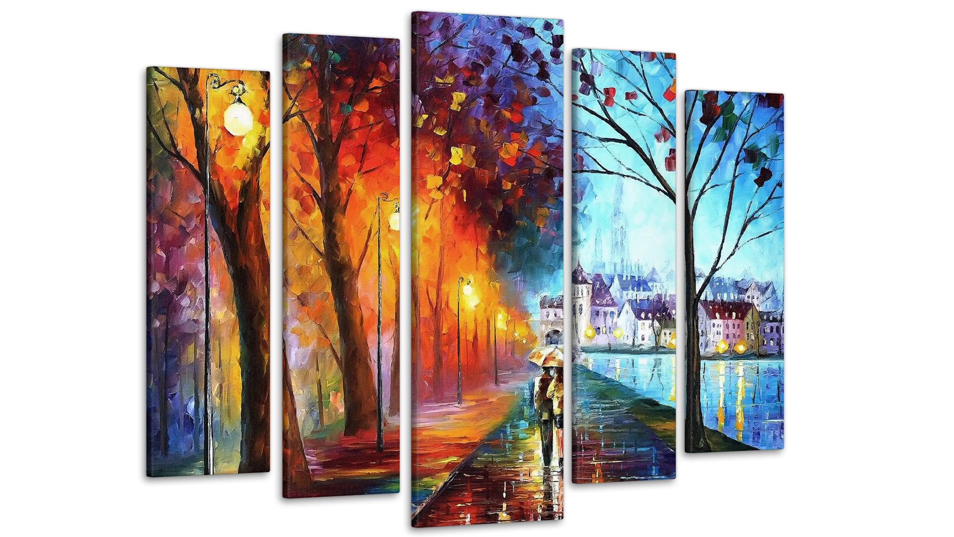 Модульная картина Осень Краски 80х118 см (Art-9_5)