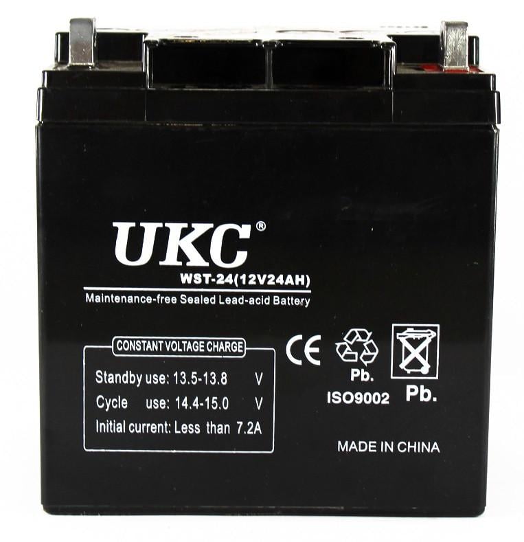 Аккумулятор универсальный UKC WST-24 AGM Black (998613989)