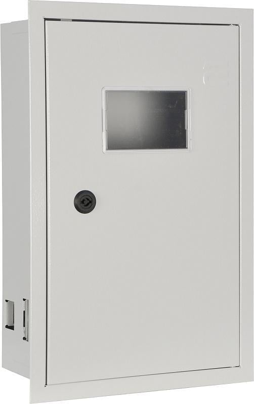 Корпус металлический АСКО-УКРЕМ Light UBox под 3-ф счетчик 12 модулей 464,7x295x145 мм встроен IP31 с замком (A0260030010)