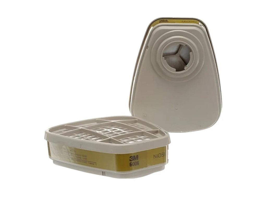 Картридж фильтр 3M 6006 универсальная защита от газов и паров для респираторов 6200/6502QL/7502/6800 /FF-402 - фото 3 Картридж фильтр 3M 6006 универсальная защита от газов и паров для респираторов 6200/6502QL/7502/6800 /FF-402 - фото 3