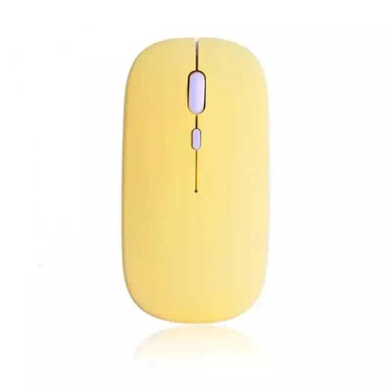 Мышь компьютерная беспроводная Bluetooth/USB Желтый