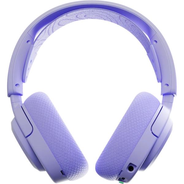 Навушники бездротові ігрові з мікрофоном SteelSeries Arctis Nova 3P Wireless 2,4 ГГц Bluetooth MultiPlatform Purple (61692) - фото 4