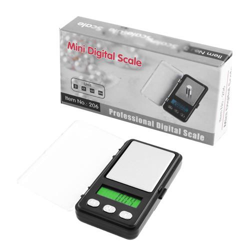 Ювелірні ваги Mini Digital Scale 6210/206 мініатюрні кишенькові 200 г 0,01 г - фото 4