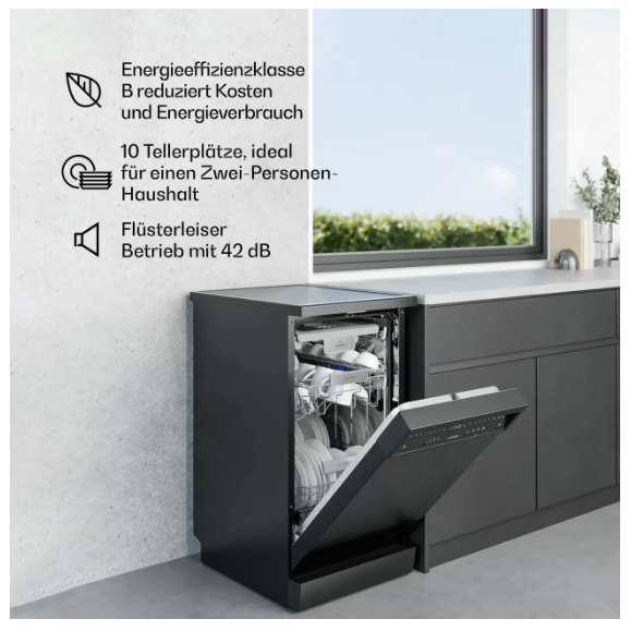 Посудомийна машина KLARSTEIN Velaire 9 програм 45 см (10047461) - фото 8 Посудомийна машина KLARSTEIN Velaire 9 програм 45 см (10047461) - фото 8