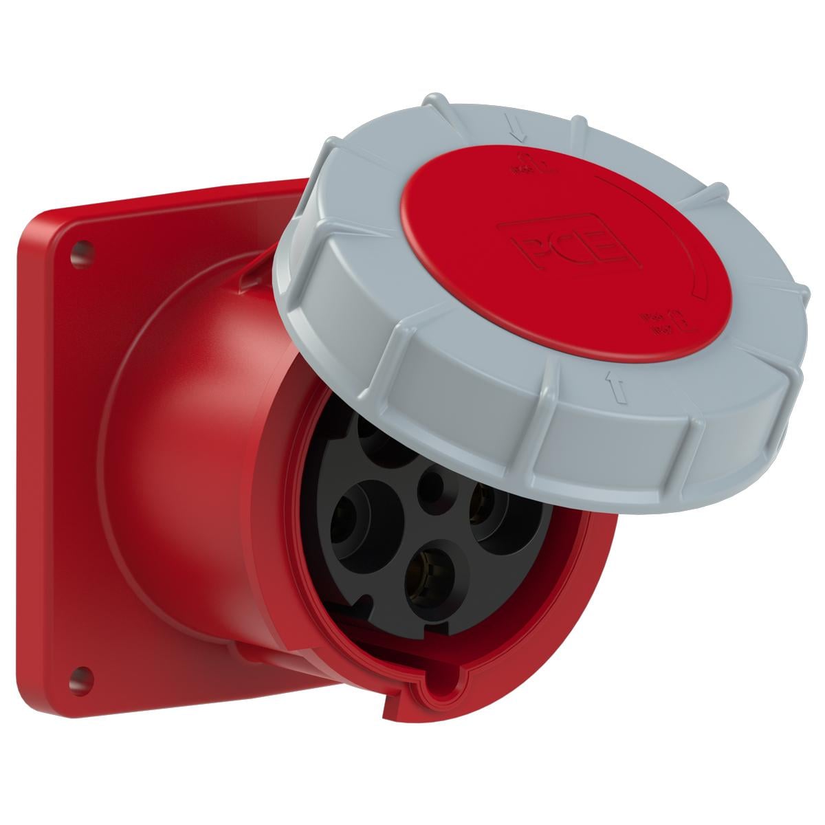 Силова розетка вбудована PCE 3P+N+E IP67 125A 400V (345-6)