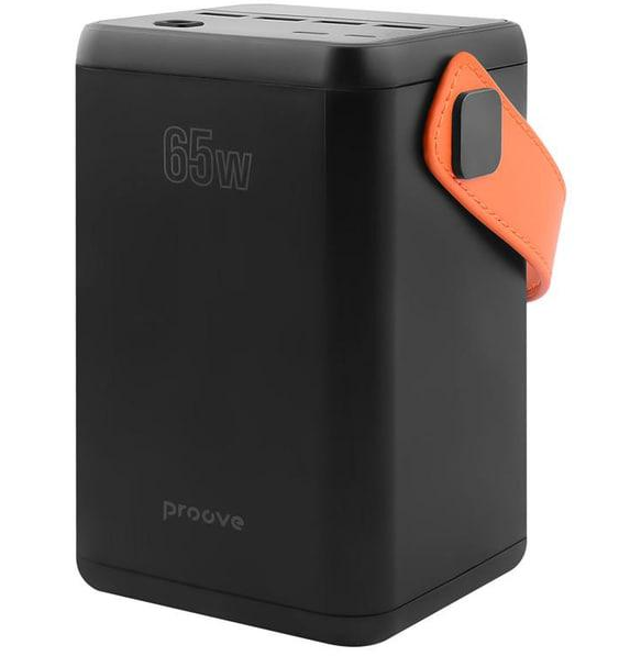 Повербанк для ноутбука Proove Powerbox 60000 mAh 65W 5 A зі швидкою зарядкою Black (000406) - фото 3