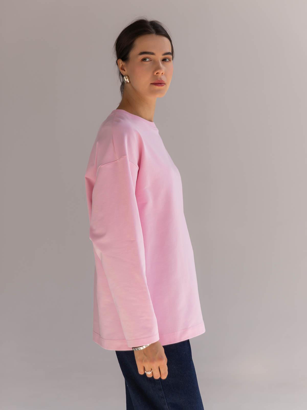 Лонгслів жіночий базовий FROMUS S/M Рожевий (2638-21) - фото 7